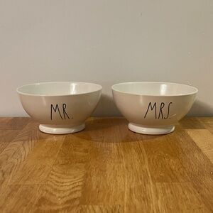 Rae Dunn Mr. & Mrs. Bowls